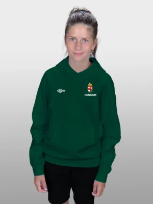 Gyerek kapucnis szurkolói pulóver