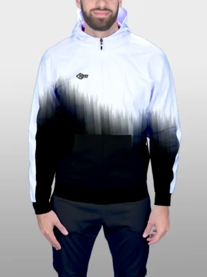 kapucnis cipzáras melegítő felső 01 uni